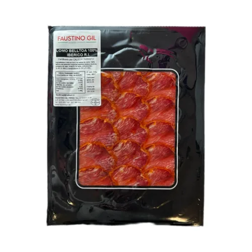 Loncheado Lomo Bellota 100% Ibérico R.I. (100grs)